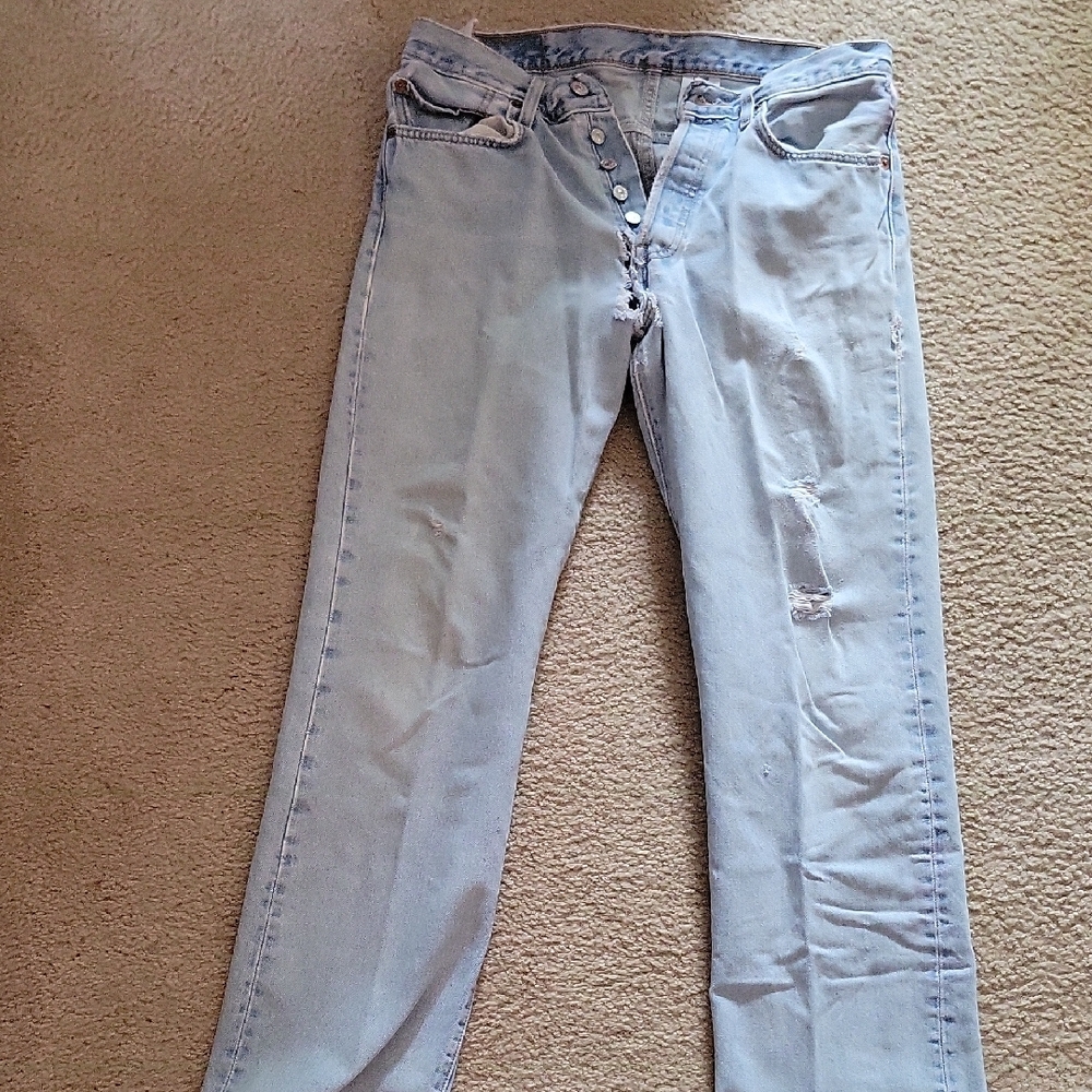 Original Levi's 501 Jeans Vintage 32W x 32L